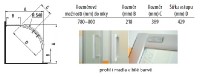 JIKA LYRA PLUS sprchový kout čtvrtkruh 800 mm, R 550, sklo transparent   H2533810006681
